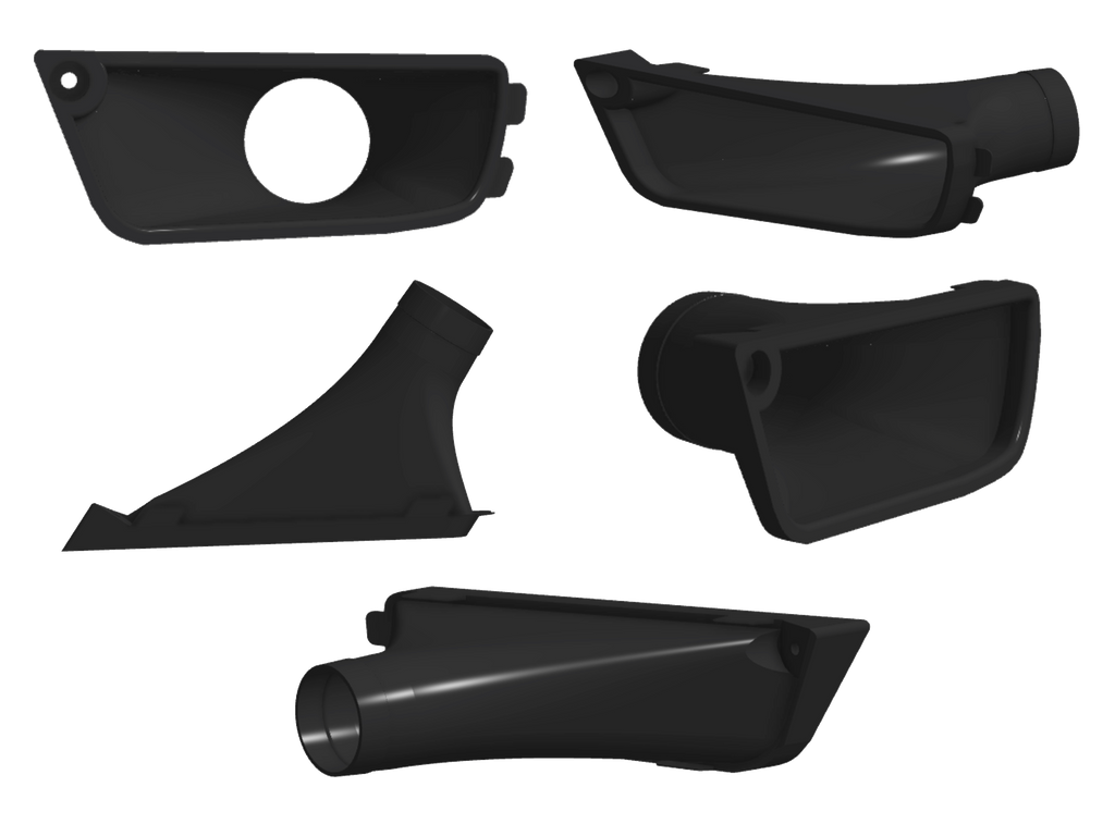 Fog Light Air Ducts for 2009-2011 Honda Civic