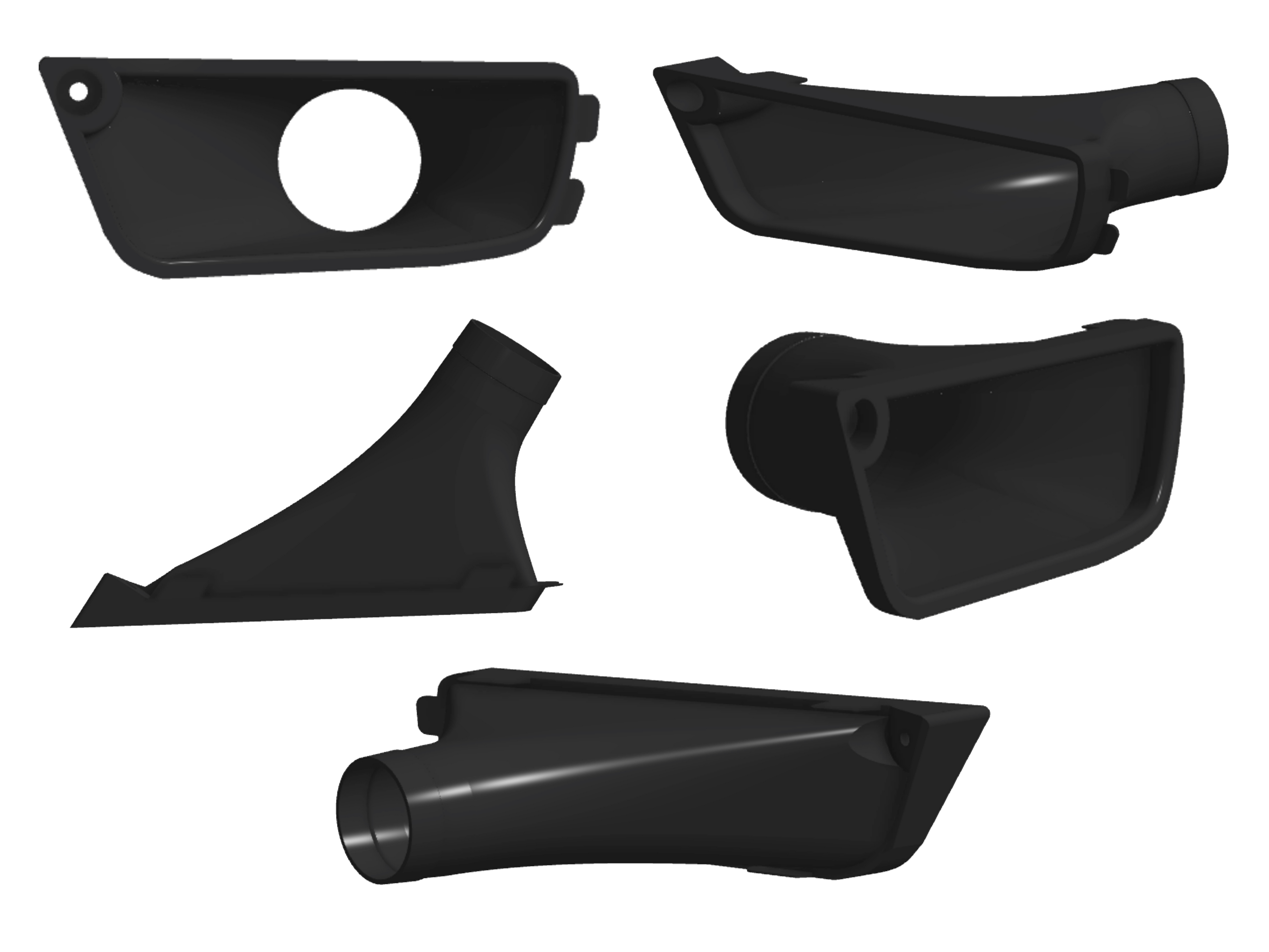 Fog Light Air Ducts for 2009-2011 Honda Civic