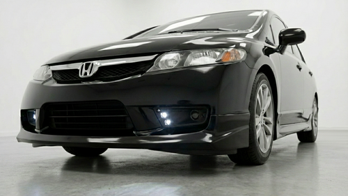Fog Light Air Ducts with Projector Lights for 2009-2011 Honda Civic